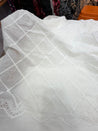 Most Premium Pure Cotton Hakuba 3D Dori Work - DYEABLE ALSO (Big Width)