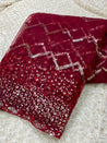 PREMIUM EMBROIDERED NET Fabric On SALE Cut Size Of. 5 Meter