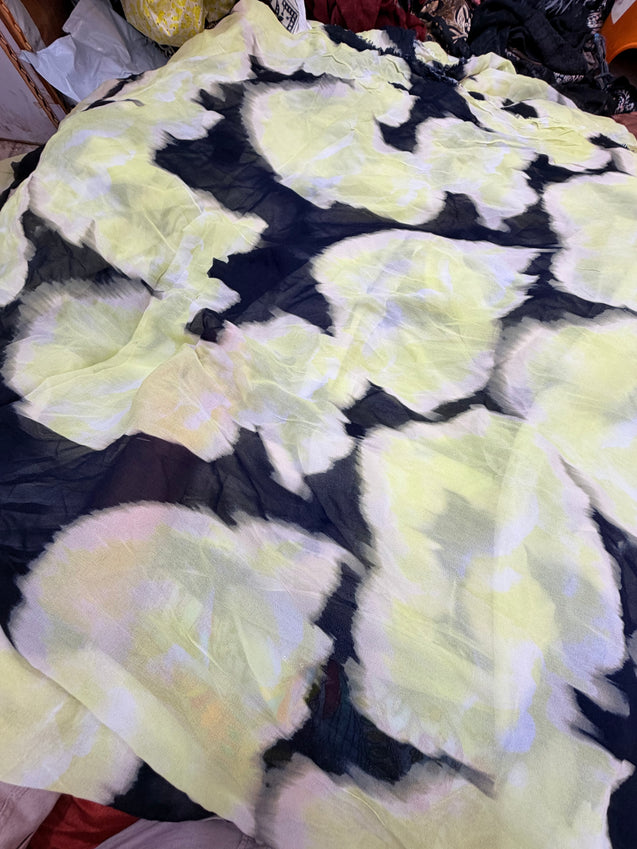 Most Premium Pure Viscose Georgette PRINTED FABRIC (Big Width)