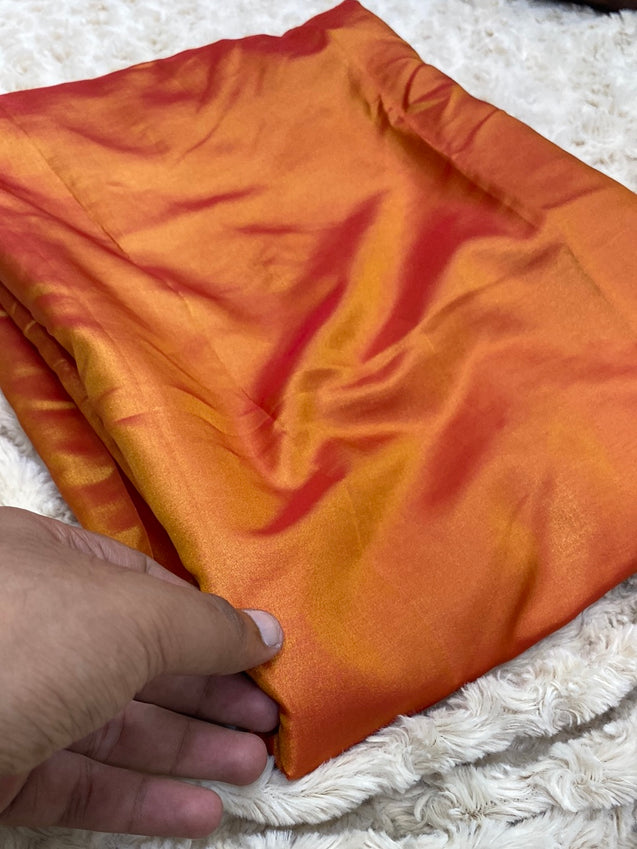 Premium Double Tone Mastani Silk Fabric On SALE Cut Size Of. 6 Meter
