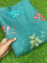 PREMIUM EMBROIDERED Organza Fabric On SALE Cut Size Of. 5.50 Meter