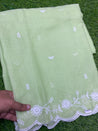 PREMIUM EMBROIDERED COTTON Fabric On SALE Cut Size Of. 2 Meter