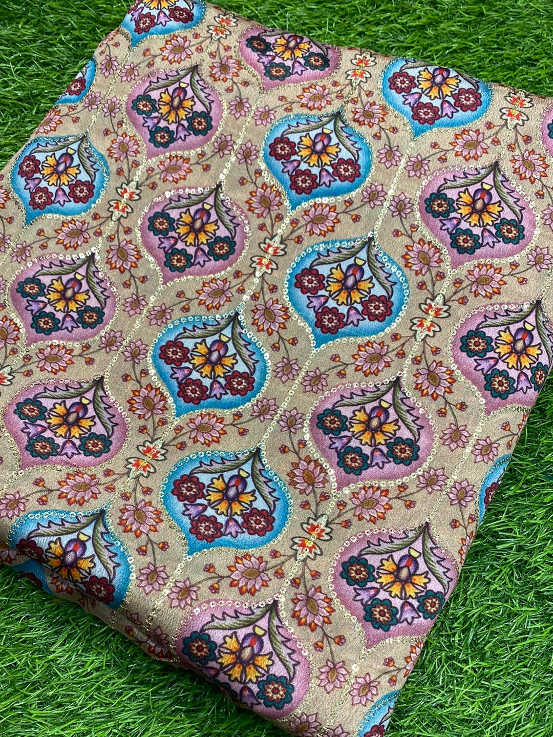 Premium Pure Quality Of CHINON CHIFFON With Fine Zari & Position