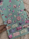 PREMIUM EMBROIDERED GEORGETTE Fabric On SALE Cut Size Of. 3 Meter