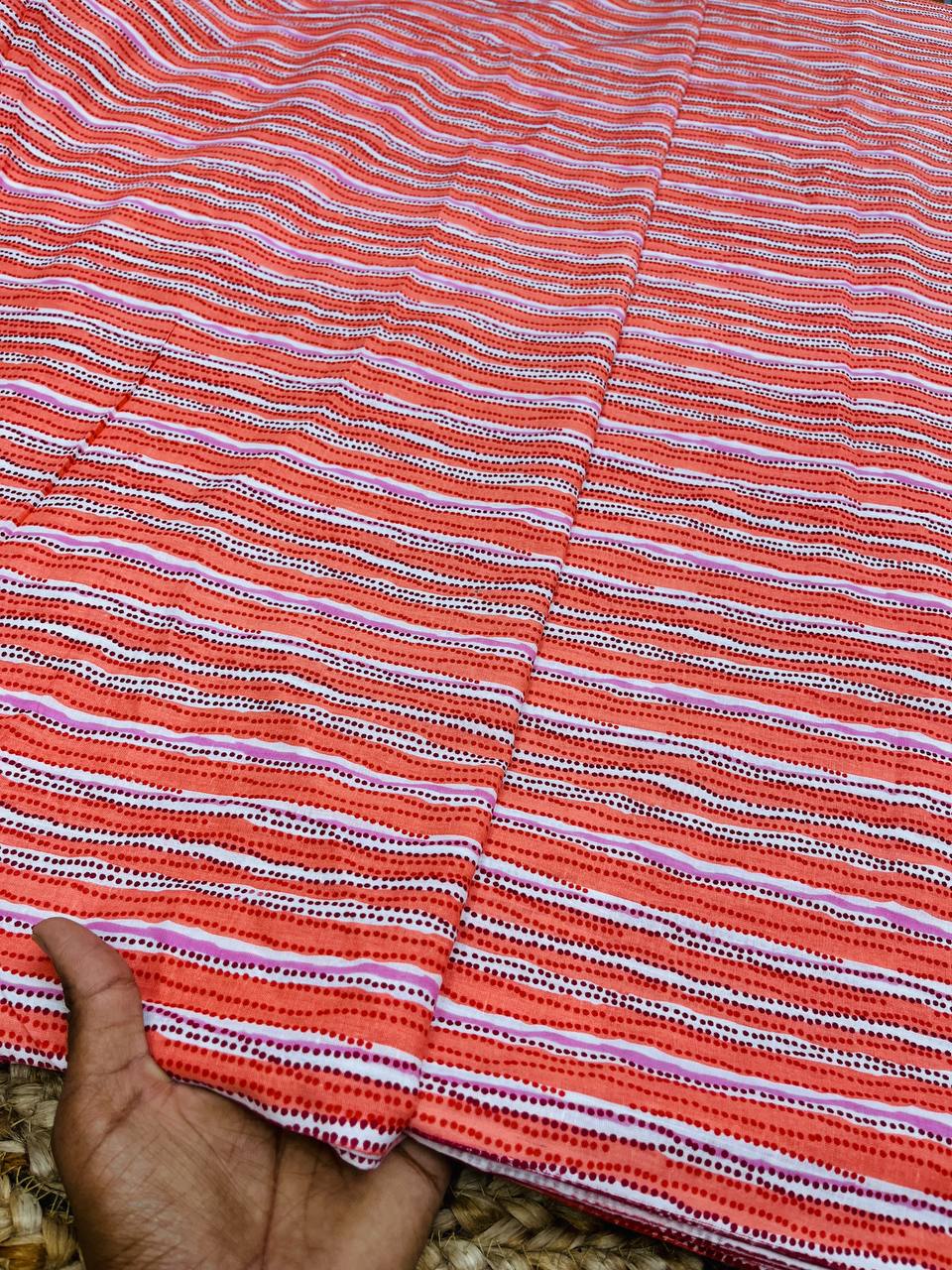 (2.5 Meter Cut SIZE) Most Premium Pure Cotton 80*80 Fabric With Digital PRINTED