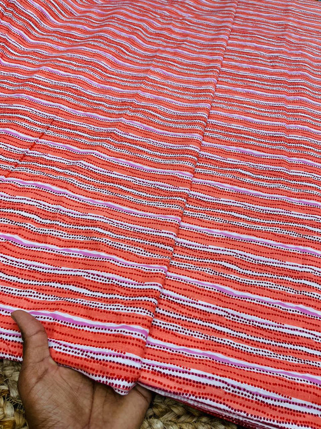 (2.5 Meter Cut SIZE) Most Premium Pure Cotton 80*80 Fabric With Digital PRINTED
