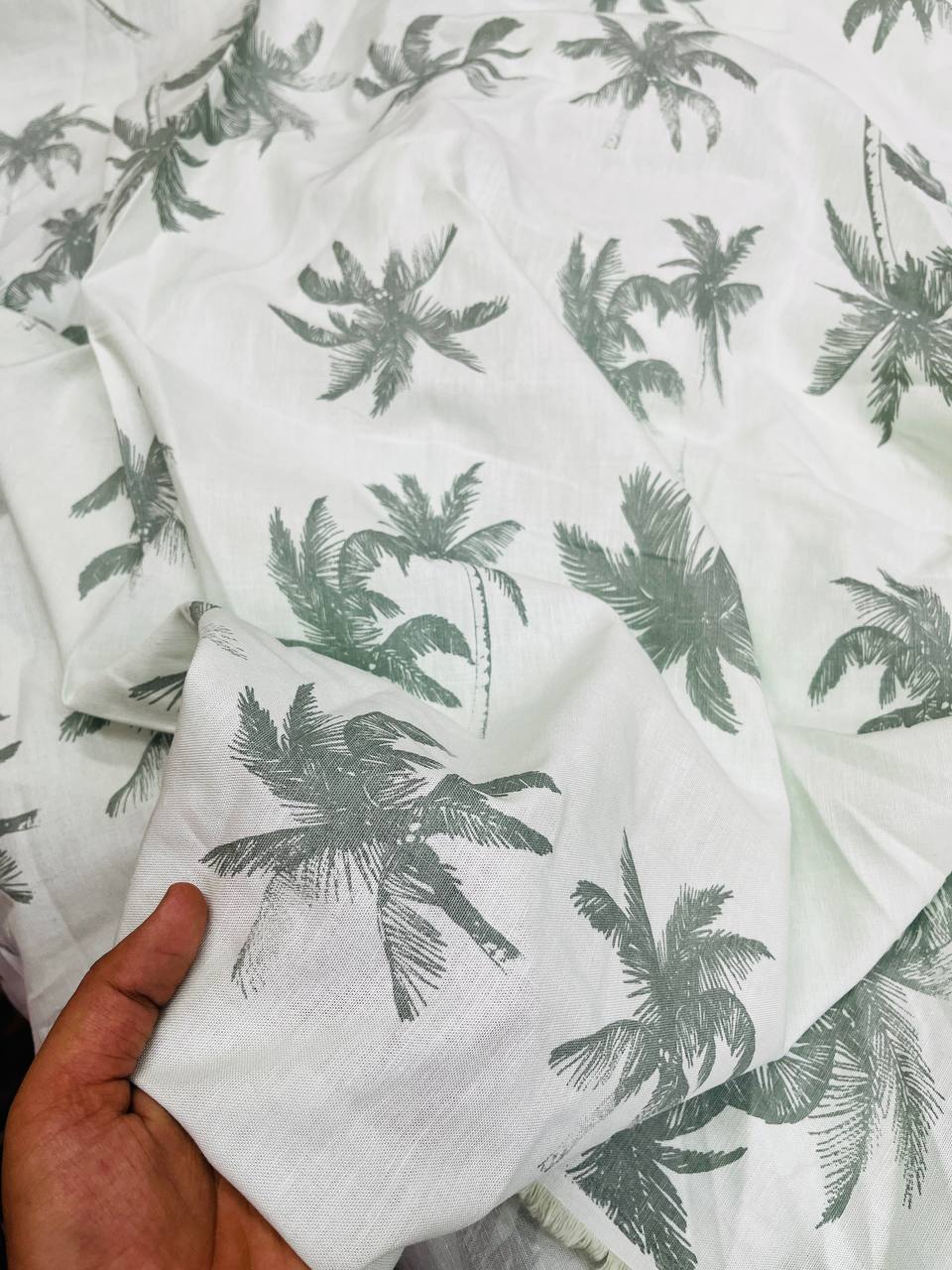 Most Premium Pure Viscose LINEN Cotton FABRIC Printed (Big WIDTH!!)