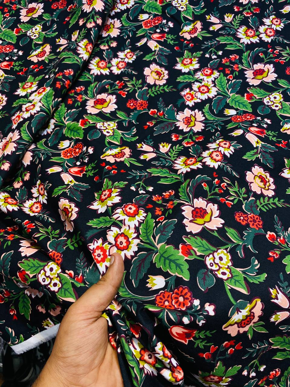 Most Premium Pure Poplin Cotton Fabric With Digital PRINTED (Big WIDTH!!)