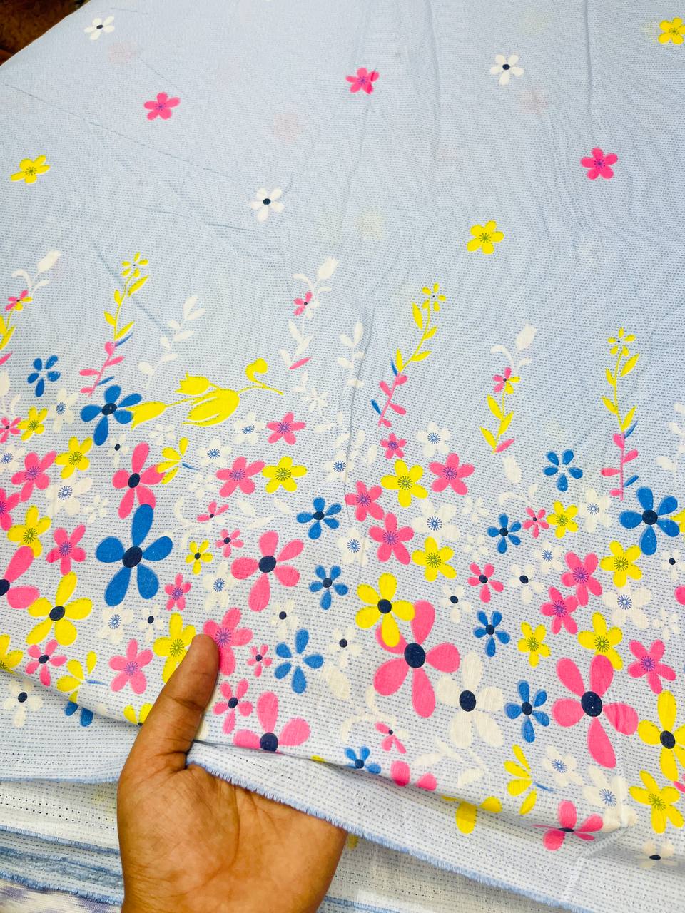 Most Premium Pure Cotton 80*80 Fabric With Digital PRINTED (Big WIDTH!!)