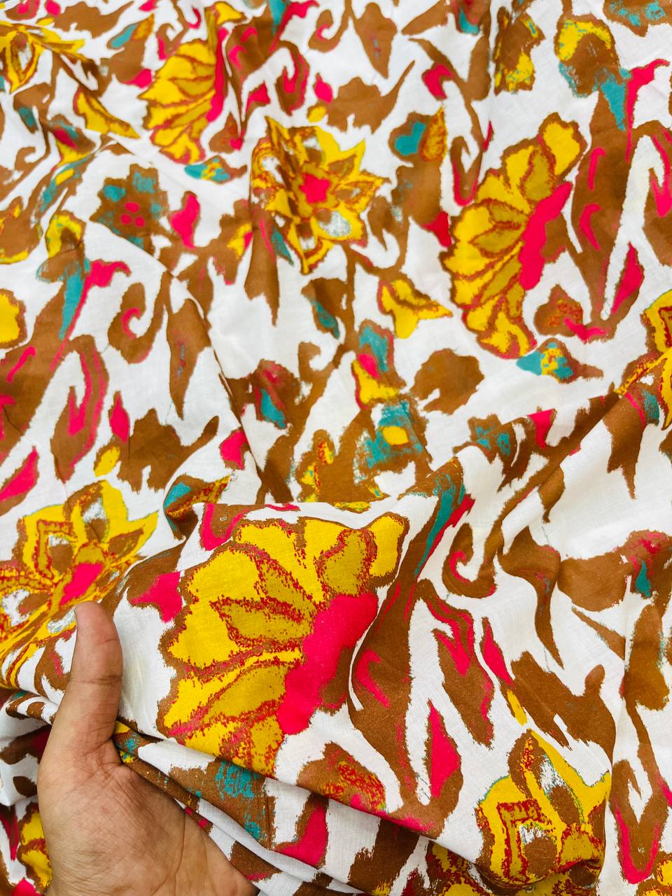 Most Premium Pure Mul Cotton Fabric With Digital PRINTED (Big WIDTH!!)