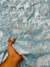 Premium Pure Viscose Georgette Fabric With Fine Zari Weaving (Big WIDTH!!)