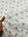 Premium Fine Hakuba Chikankari On PRINTED Pure Cotton 80*80 FABRIC (Big WIDTH!!)