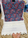 Premium Pure Cotton Suit Set (Fancy Farsi Salwar LACE Pintex Work)