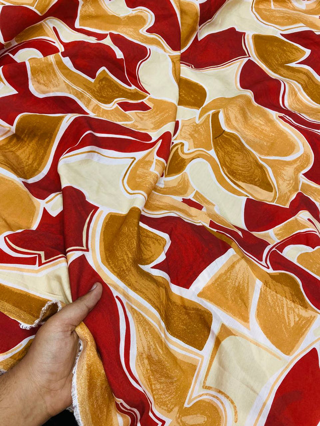 Most Premium BRANDED Pure Muslin Cotton PRINTED FABRIC (Big WIDTH!!)