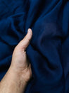 Most Premium Pure Modal Cotton Satin FABRIC (Big WIDTH!!) - DARK BLUE
