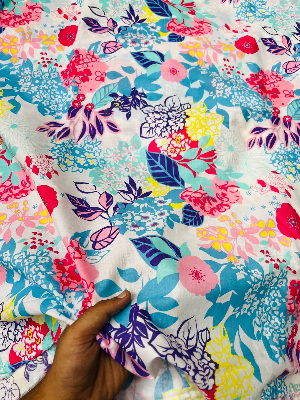 Most Premium Pure Cotton 80*80 Fabric With Digital PRINTED (Big WIDTH!!)