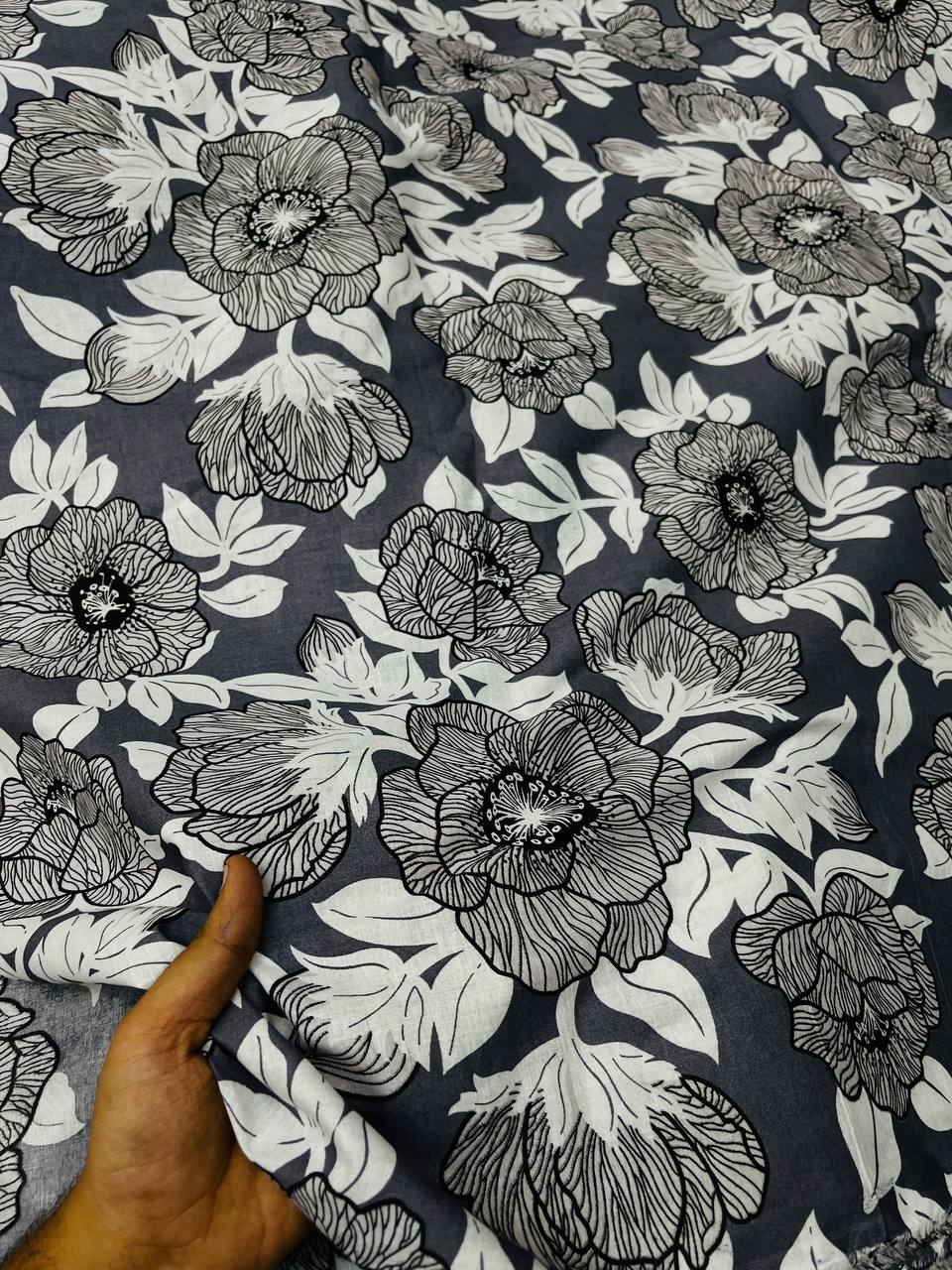 Most Premium Pure Cotton 80*80 Fabric With Digital PRINTED (Big WIDTH!!)