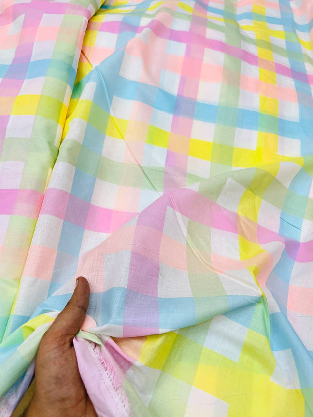 Most Premium Pure Cotton 80*80 Fabric With Digital PRINTED (Big WIDTH!!)