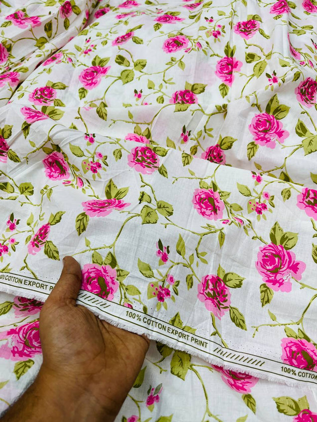 Most Premium Pure Cotton 80*80 Fabric With Digital PRINTED (Big WIDTH!!)