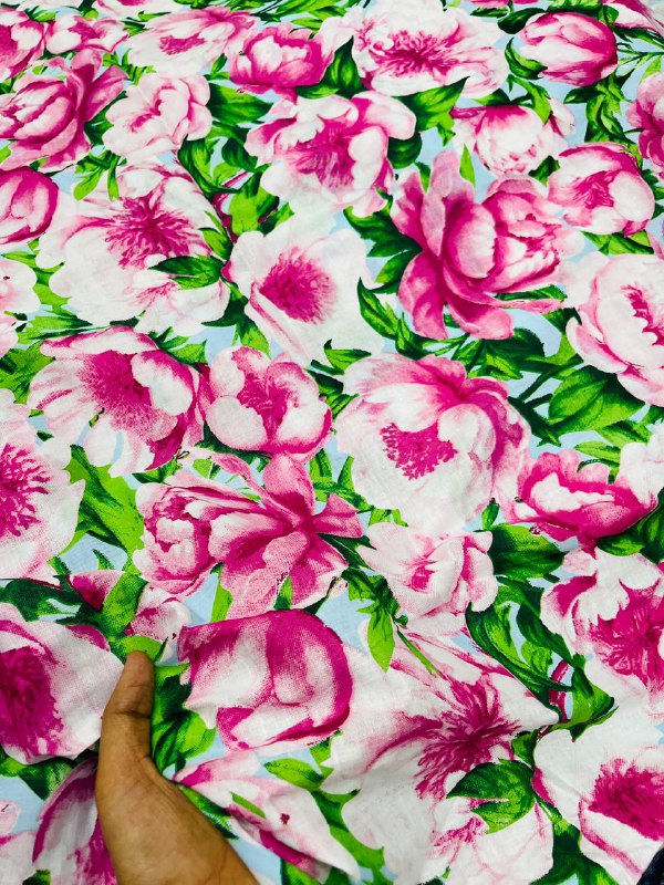 Most Premium Pure Cotton 80*80 Fabric With Digital PRINTED (Big WIDTH!!)