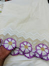 Premium Fine Thread Embroidery On Pure Cotton 80*80 FABRIC (Big WIDTH!!)