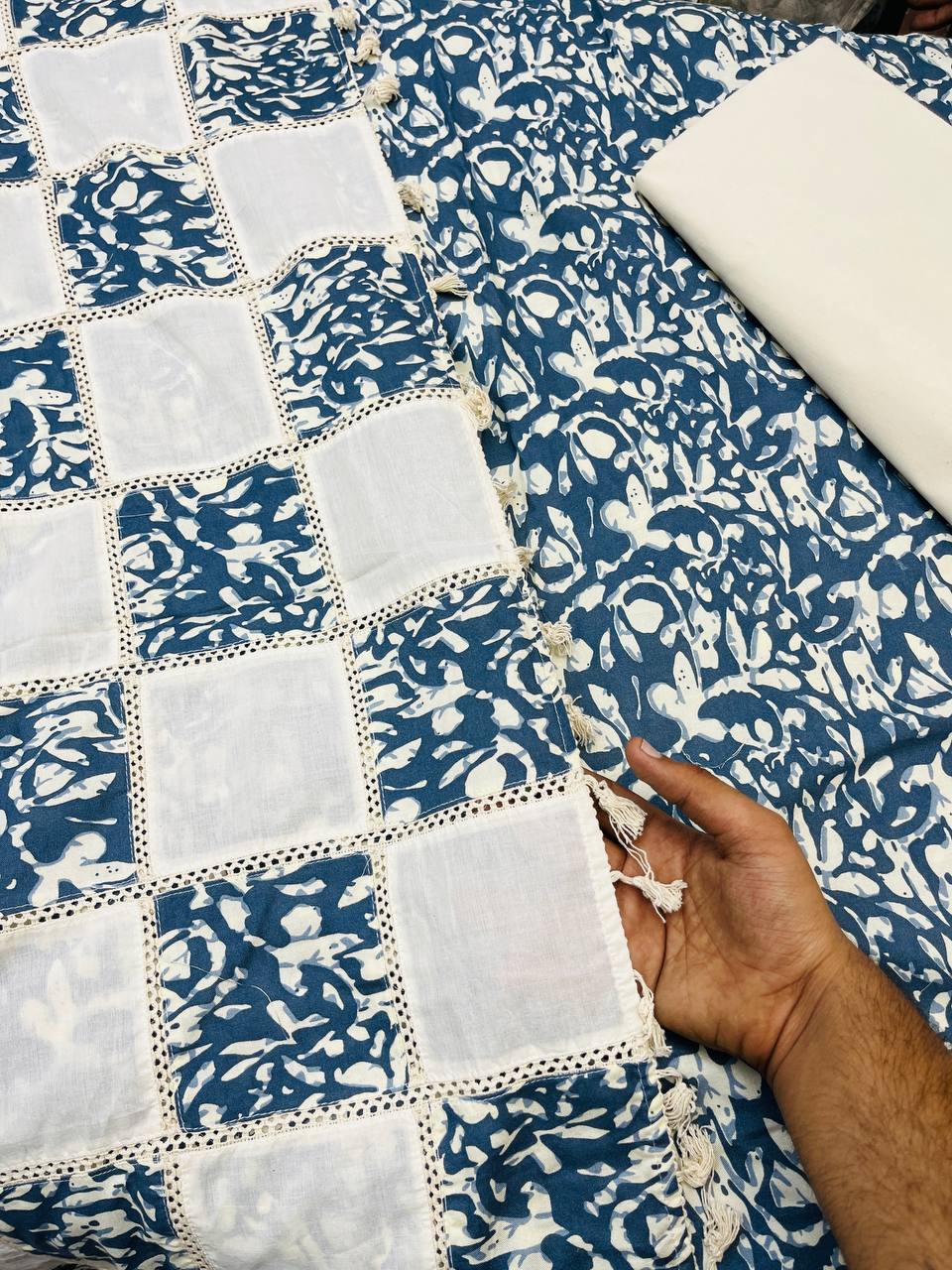 Premium Pure Cotton 80*80 Suit With Dupatta (Fancy Dupatta Hand Work)