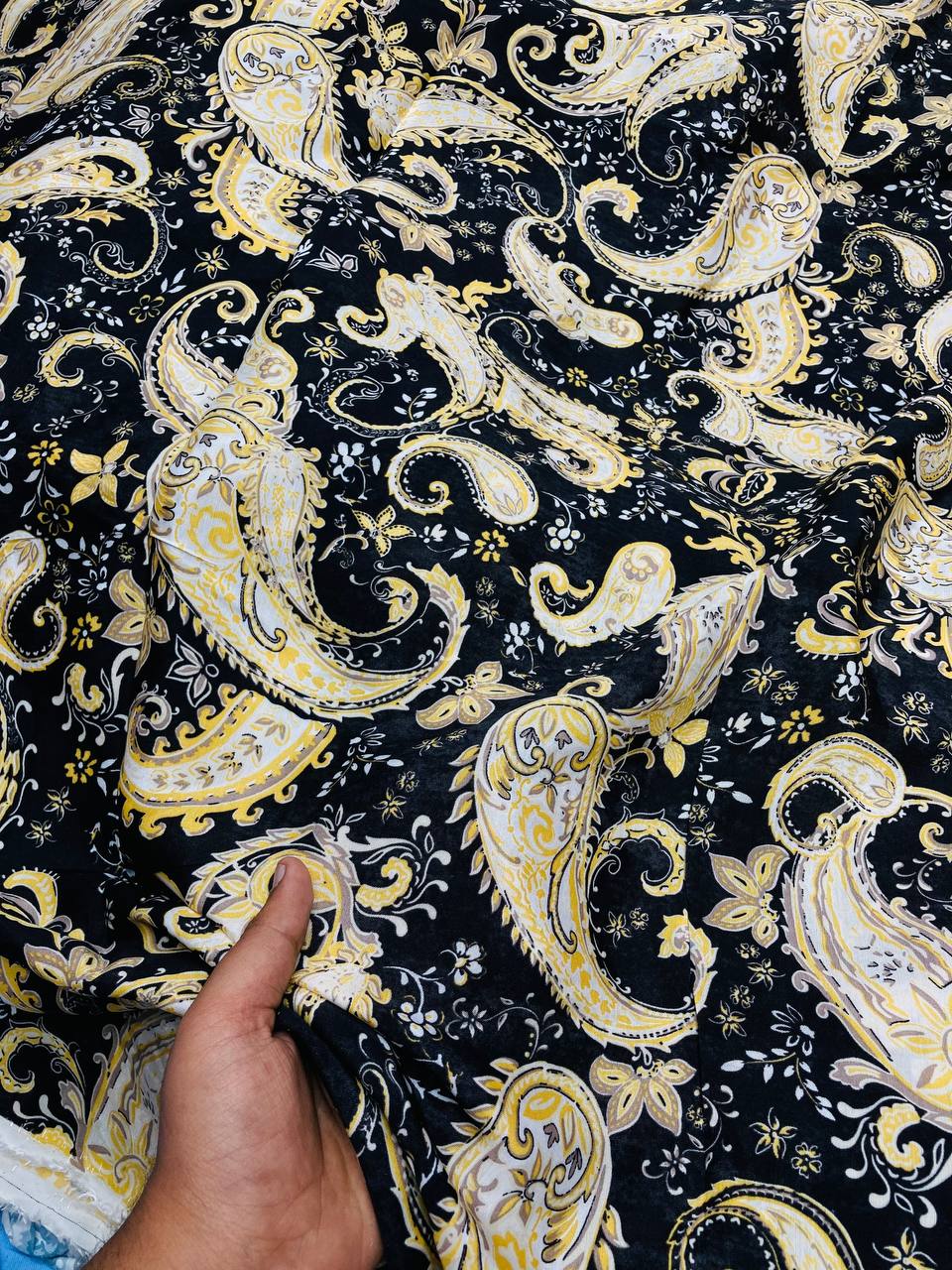 Most Premium BRANDED Pure Muslin Cotton PRINTED FABRIC (Big WIDTH!!)