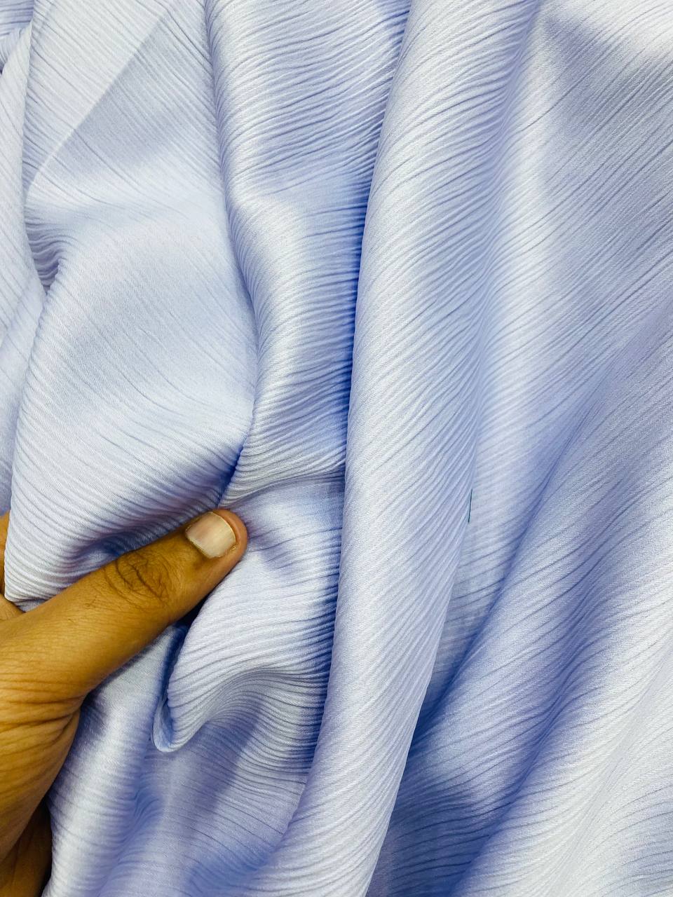 Most Premium Branded Imported Satin Crushed Fabric (Big WIDTH!!)