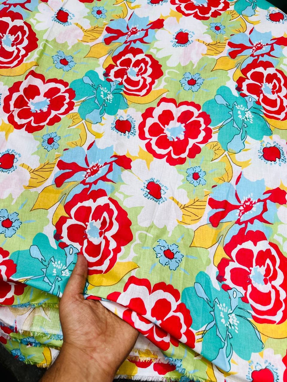 Most Premium Pure Cotton 80*80 Fabric With Digital PRINTED (Big WIDTH!!)