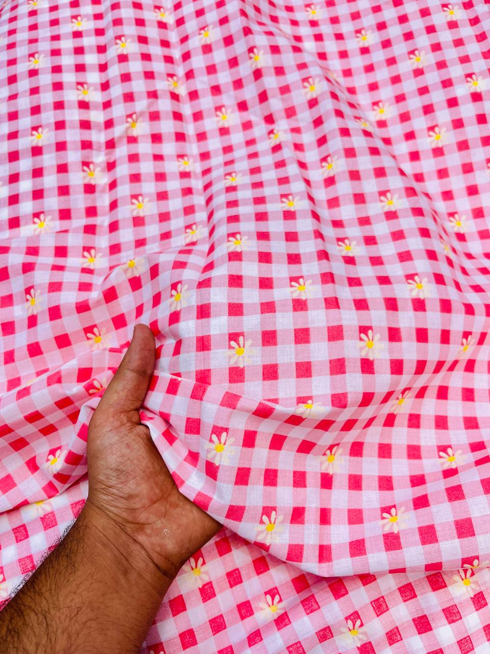 Most Premium Pure Cotton 80*80 Fabric With Digital PRINTED (Big WIDTH!!)