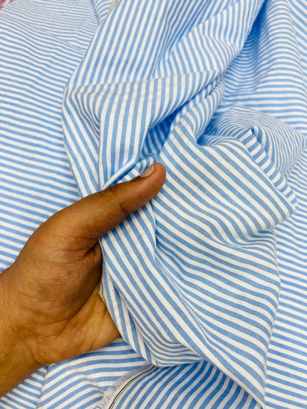 Most Premium Pure Sher Shakkar Cotton Stripes PRINT (Big WIDTH!!)