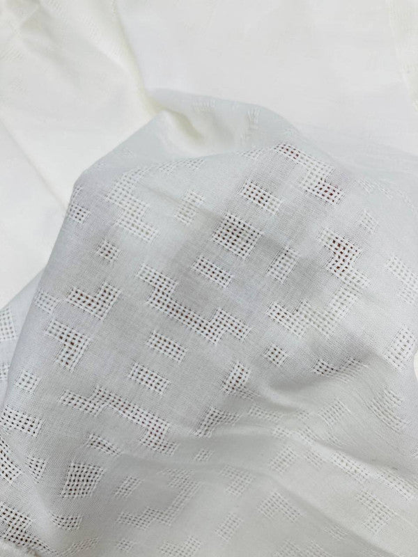 Most Premium Fine Dobby Weaving On Pure Cotton FABRIC (Dyeable Also)