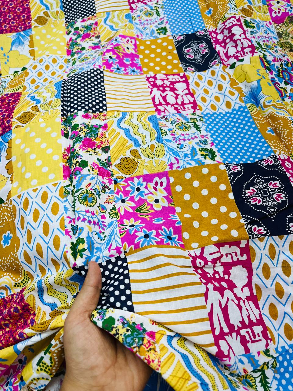 (SALE) Most Premium Pure Cotton 80*80 Fabric With Digital PRINTED (Big WIDTH!!)