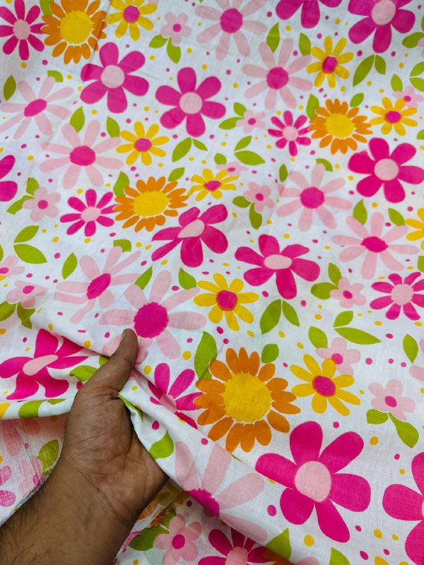 Most Premium Pure Cotton 80*80 Fabric With Digital PRINTED (Big WIDTH!!)