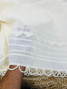 Premium Pure Cotton Handwork Pintex Border