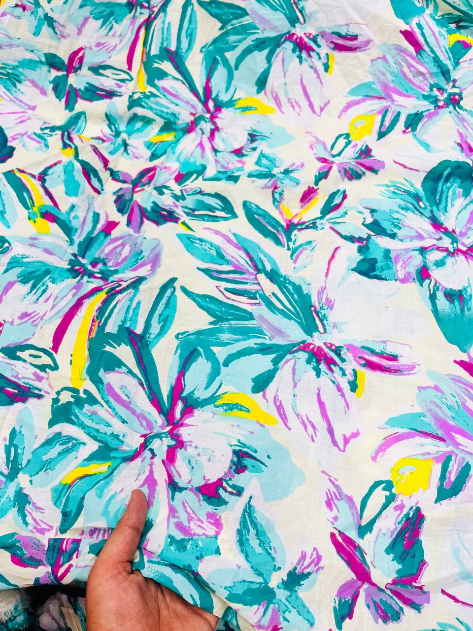Most Premium Pure Cotton 80*80 Fabric With Digital PRINTED (Big WIDTH!!)