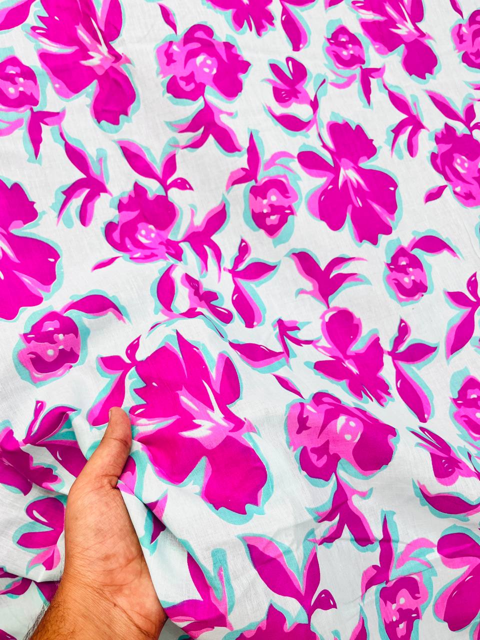 Most Premium Pure Cotton 80*80 Fabric With Digital PRINTED (Big WIDTH!!)