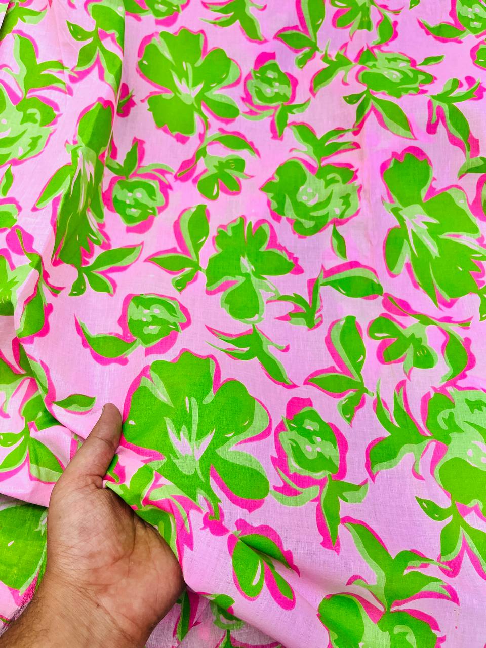 Most Premium Pure Cotton 80*80 Fabric With Digital PRINTED (Big WIDTH!!)