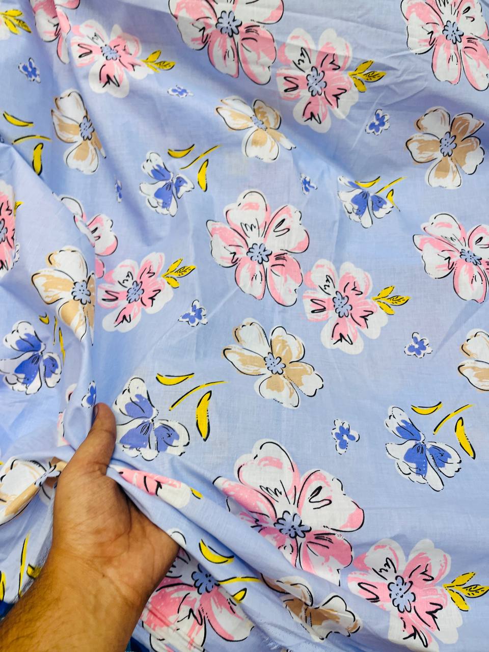 Most Premium Pure Cotton 80*80 Fabric With Digital PRINTED (Big WIDTH!!)