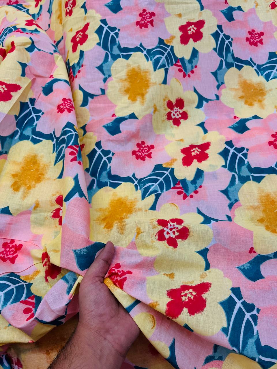 Most Premium Pure Cotton 80*80 Fabric With Digital PRINTED (Big WIDTH!!)