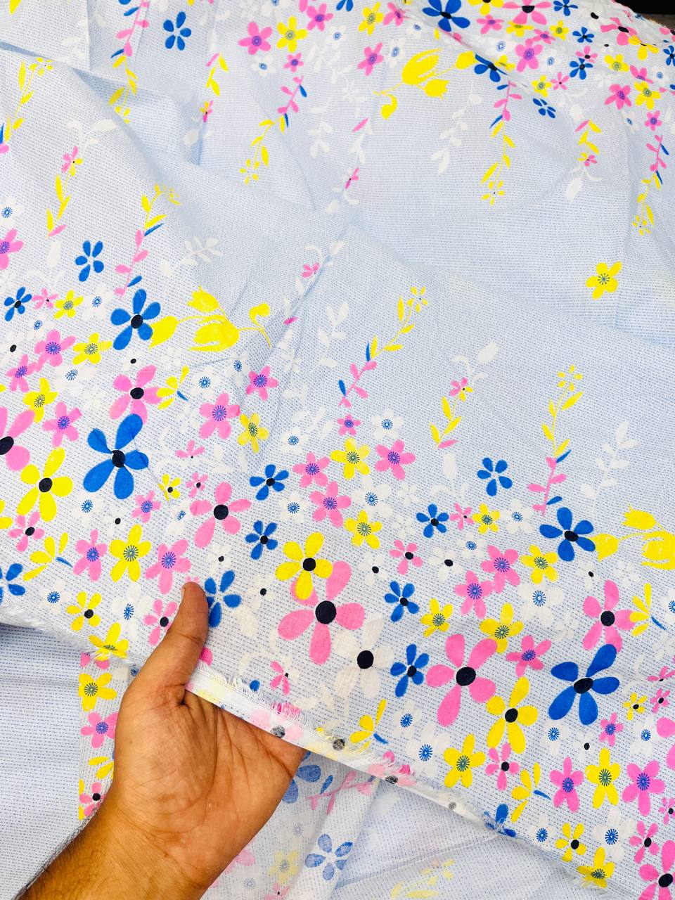Most Premium Pure Cotton 80*80 Fabric With Digital PRINTED (Big WIDTH!!)