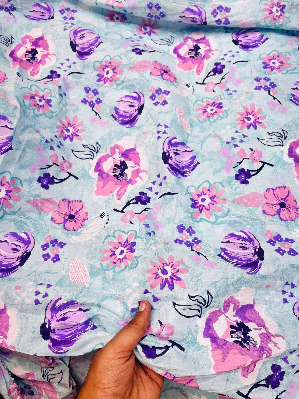 Most Premium Pure Cotton 80*80 Fabric With Digital PRINTED (Big WIDTH!!)