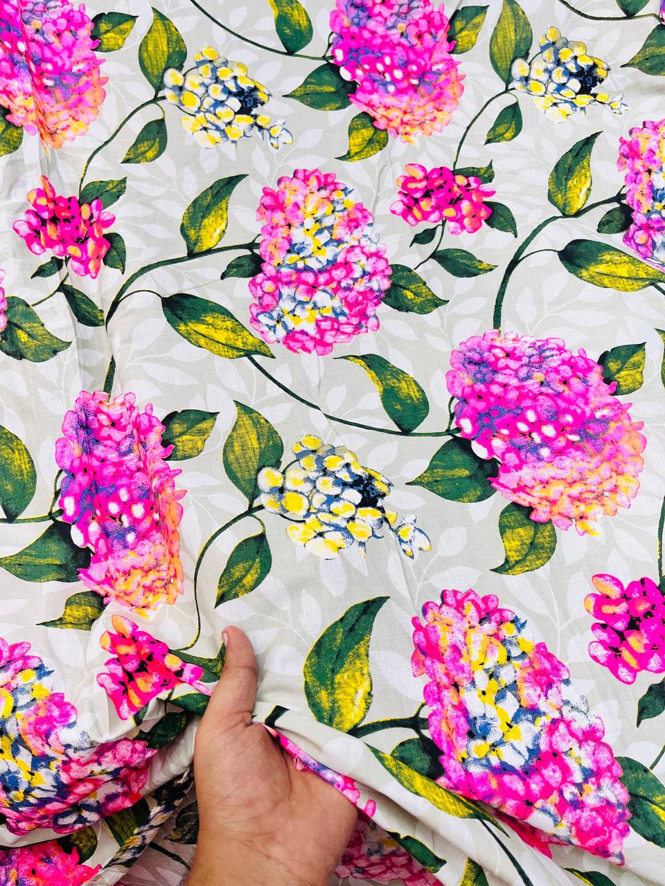 Most Premium Pure Cotton 80*80 Fabric With Digital PRINTED (Big WIDTH!!)