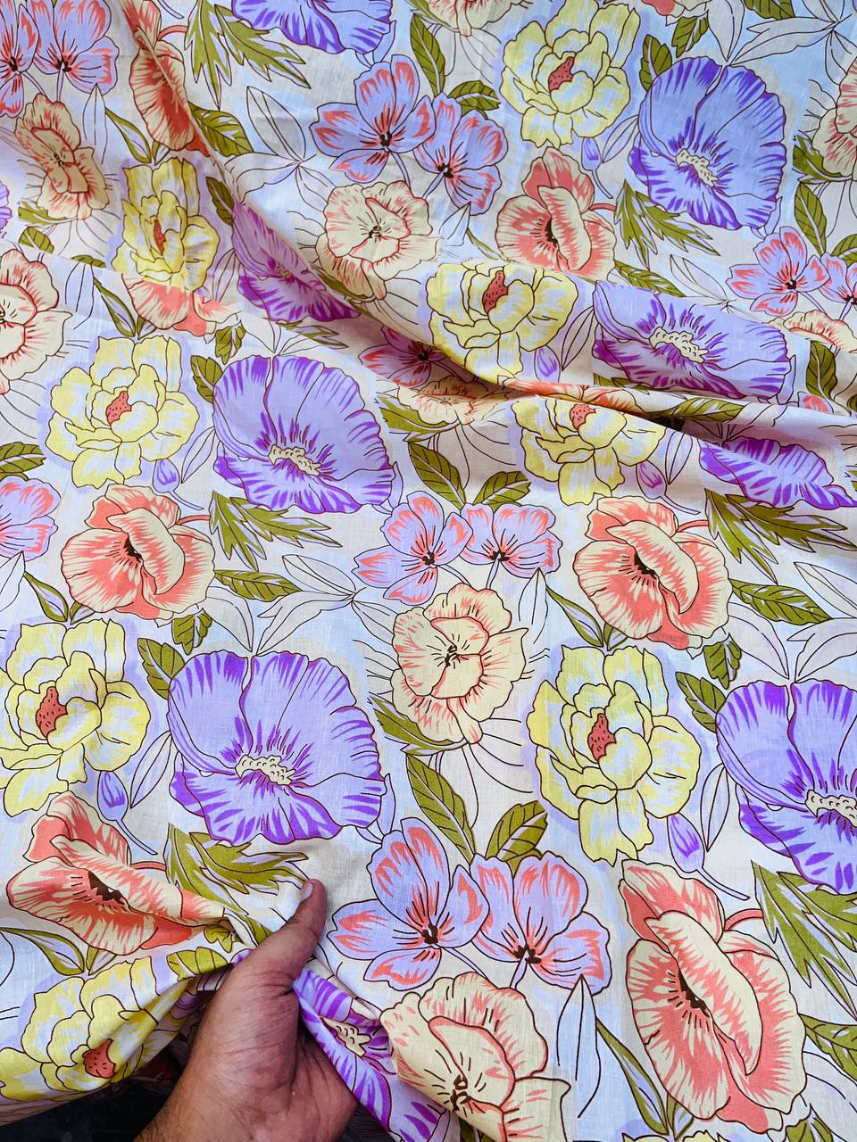 Most Premium Pure Cotton 80*80 Fabric With Digital PRINTED (Big WIDTH!!)