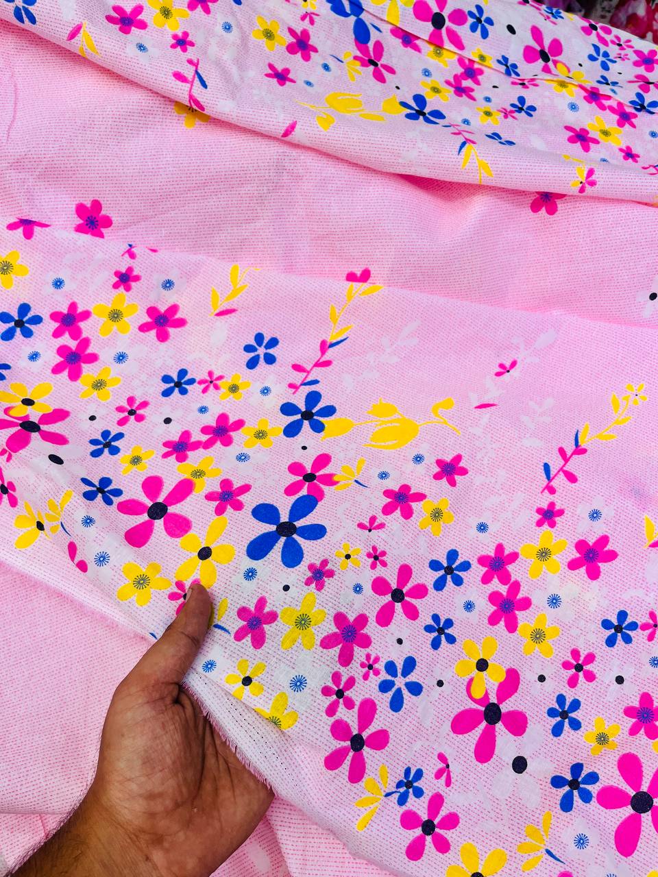 Most Premium Pure Cotton 80*80 Fabric With Digital PRINTED (Big WIDTH!!)