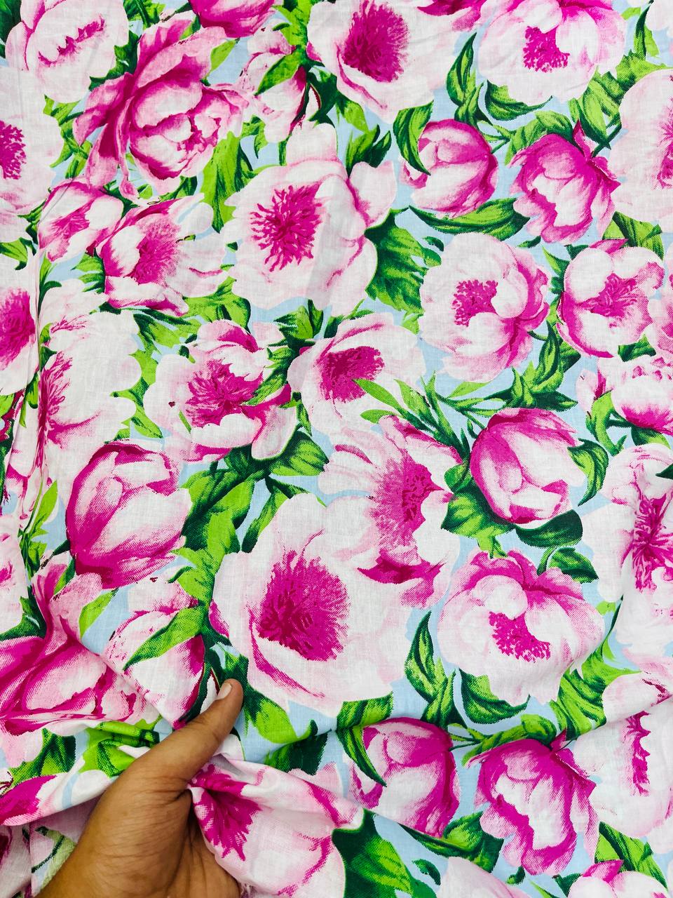 Most Premium Pure Cotton 80*80 Fabric With Digital PRINTED (Big WIDTH!!)