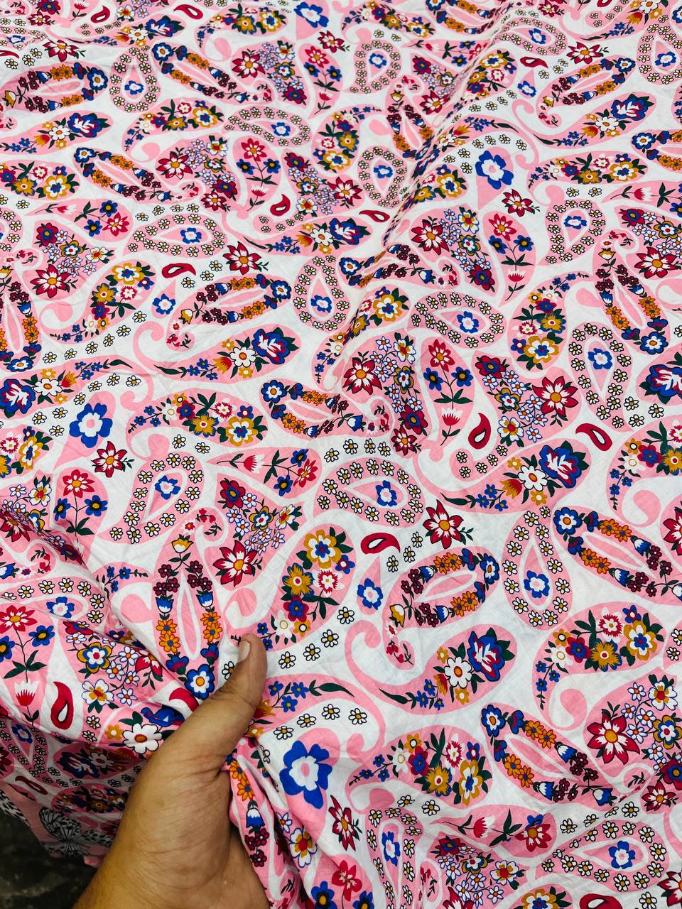 Most Premium Pure Cotton 80*80 Fabric With Digital PRINTED (Big WIDTH!!)