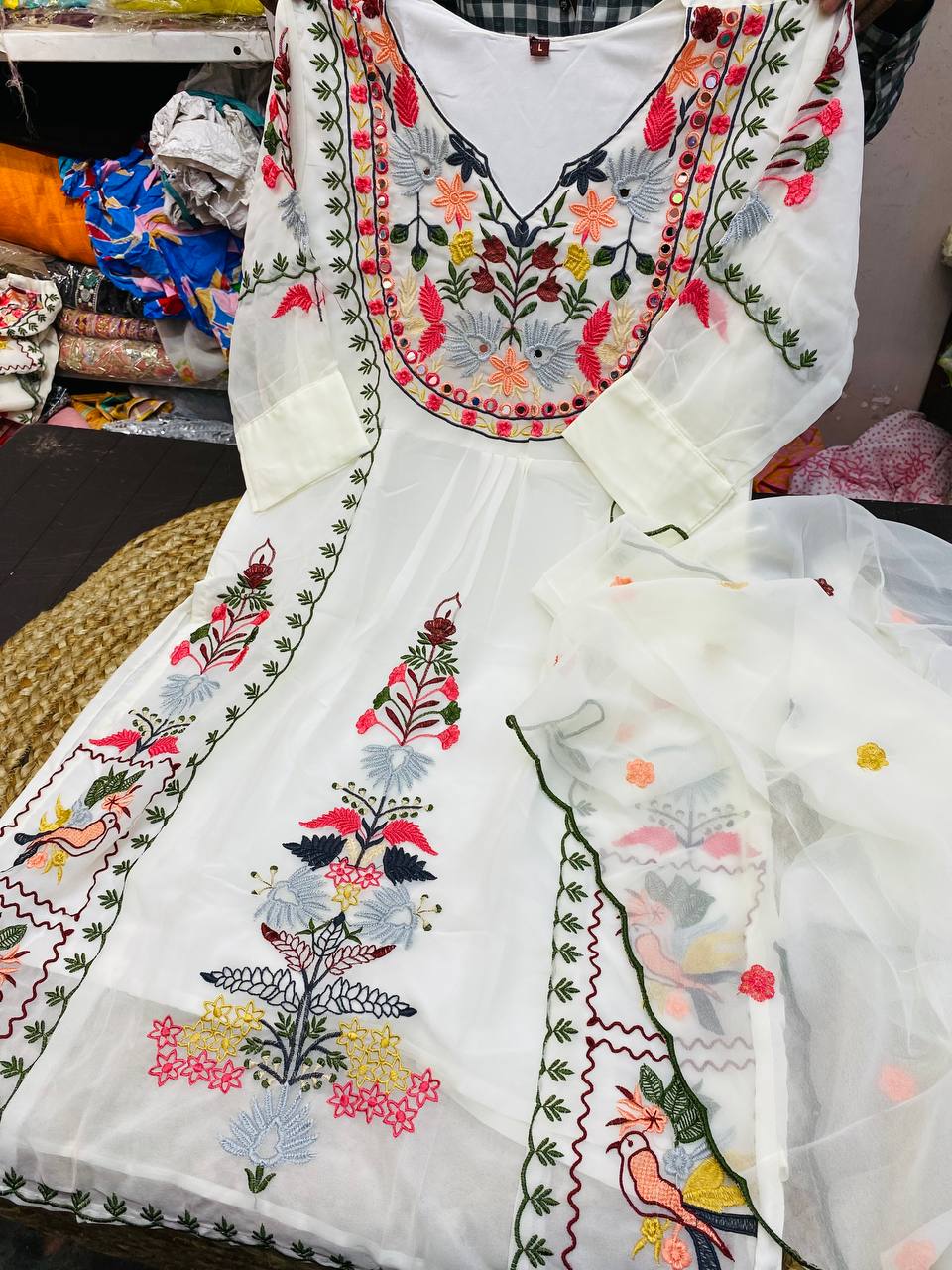 (SALE) Premium Cotton Ready To Wear Complete Suit Set