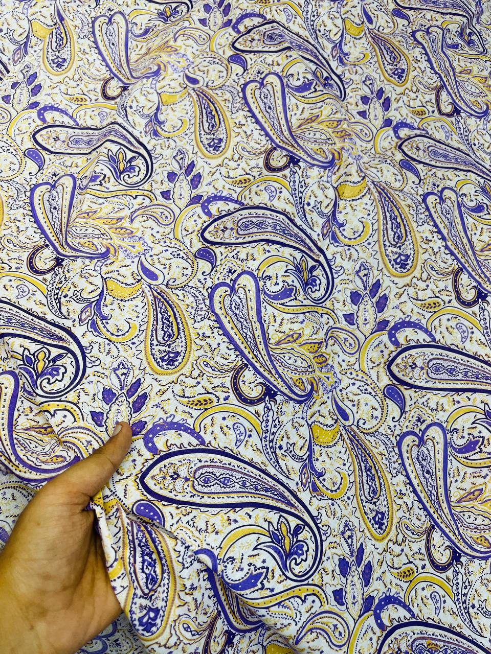 Most Premium Pure Cotton 80*80 Fabric With Digital PRINTED (Big WIDTH!!)