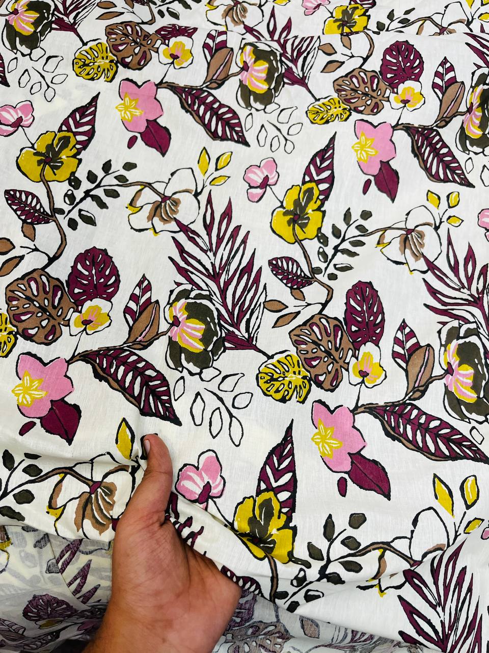 Most Premium Pure Cotton 80*80 Fabric With Digital PRINTED (Big WIDTH!!)